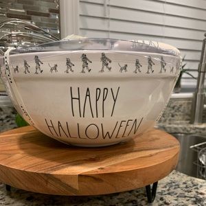 Rae Dunn Halloween Mixing Bowl and Whisk